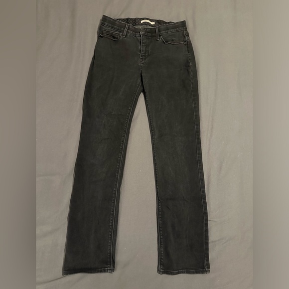 Levi's Denim - Women’s Levi’s 525 Size 10 Perfect Waist Straight Leg Jeans Black